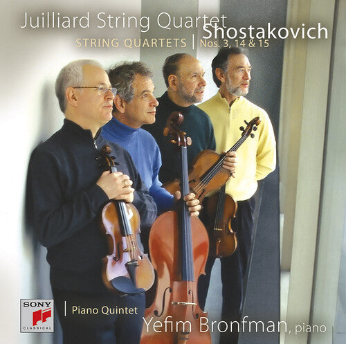 Juilliard String Quartet / Shostakovich / Bronfman - String Quartets 3 14 & 15 / Piano Quartet - Music CD