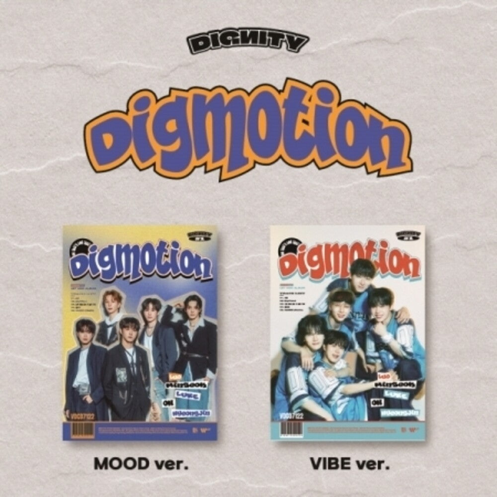 the album cover for Dignity - Digmotion - Random Cover (W/Book) (Post) (Stic)