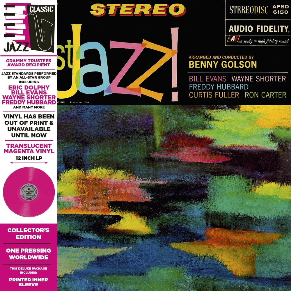 Benny Golson - Just Jazz [Colored Vinyl] [Deluxe] [Limited Edition] (Pnk) [Remastered] [Reissue] Vinyl Record