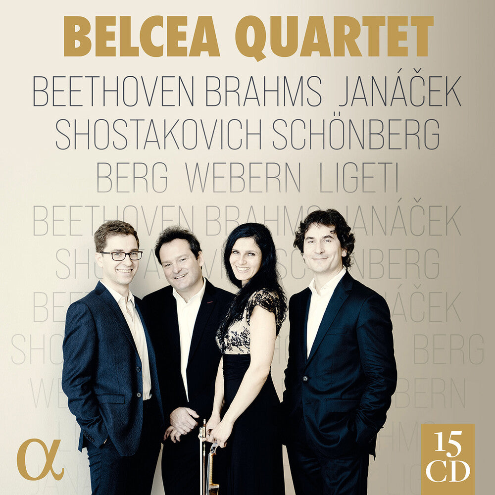 the album cover for L Beethoven .V. / Berg / Belcea Quartet - Alpha Classics Complete Recordings