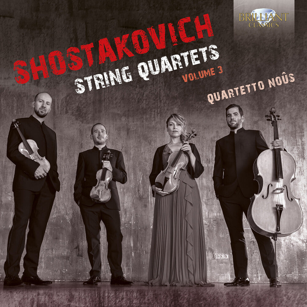 the album cover for Shostakovich / Quartetto Nous - String Quartets, Vol. 3