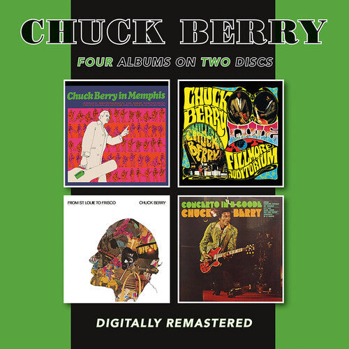 Chuck Berry - In Memphis / Live At The Fillmore Auditorium / From St Louie To Frisco / Concerto B. Goode Music CD