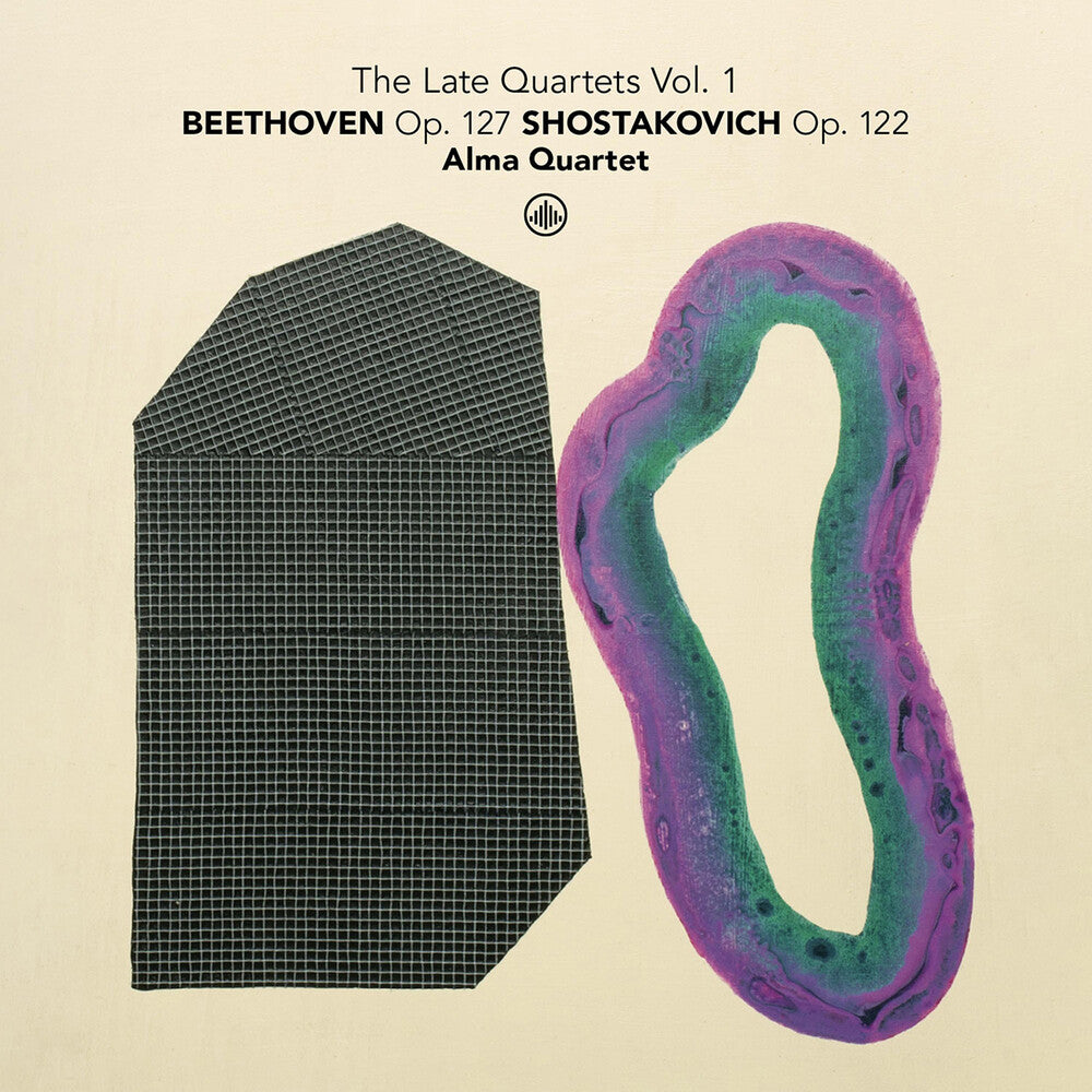 the album cover for L Beethoven .V. / Shostakovich / Alma Quartet - Late Quartets, Vol. 1 - Beethoven, Op. 127