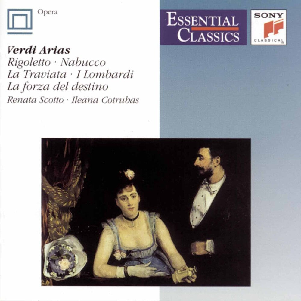 the album cover for Verdi / Scotto / Cotrubas - Arias