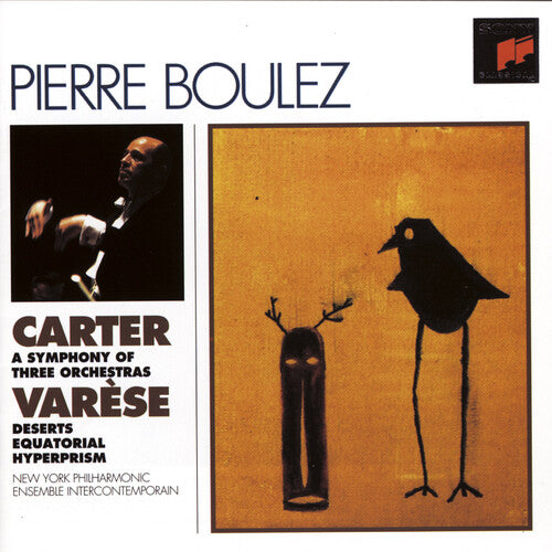 Boulez,pierre / Carter / N.y. Phil - Symphony Of 3 Orchestras - Music CD