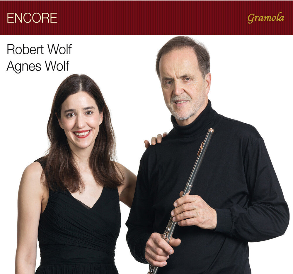 the album cover for J Bach .S. / Blavet / Debussy / Wolf - Encore