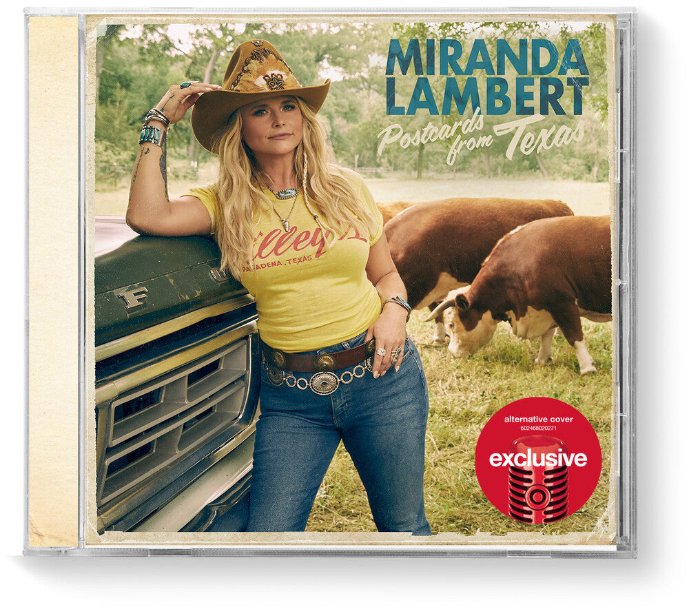 the album cover for Miranda Lambert - Postcards From Texas (Altc)