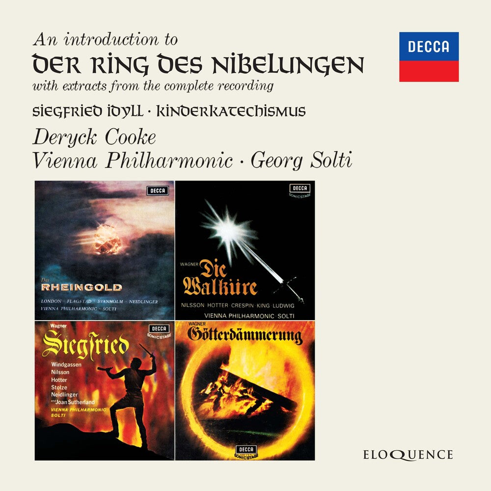 the album cover for Cooke, Deryck / Solti, Georg - An Introduction To Der Ring Des Nibelungen