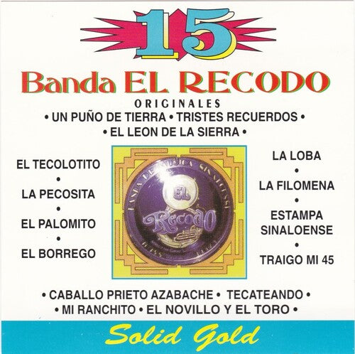 Banda El Recodo - 15 Grandes Exitos - Music CD