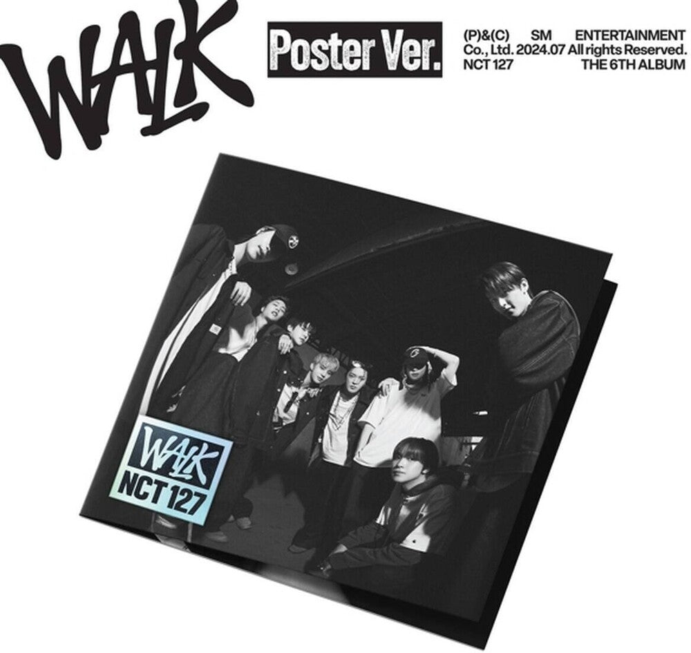 the album cover for NCT 127 - Walk - The 6th Album [Poster Ver.]