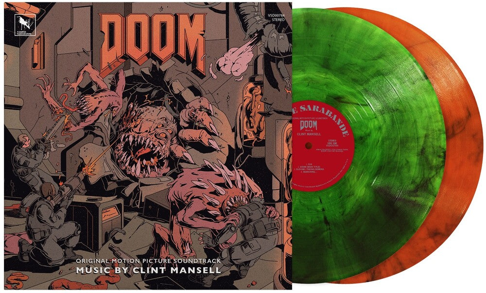 Clint Mansell - Doom - Original Motion Picture Soundtrack (Deluxe Edition) [2LP Green and Orange Smoke vinyl] Vinyl Record