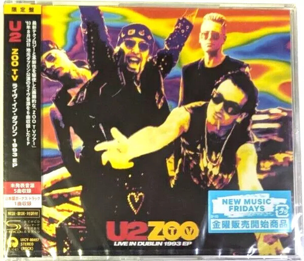 the album cover for U2 - Zoo Tv Live In Dublin 1993 (Bonus Track) (Shm)