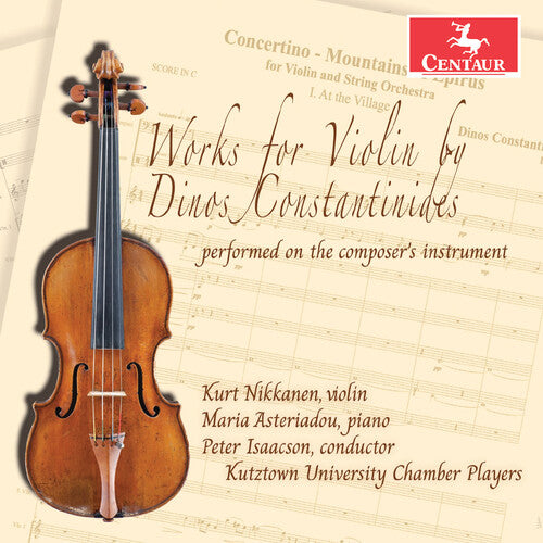 Constantinides / Nikkanen / Asteriadou - Works For Violin By Dinos Constantinides Performed - Music CD