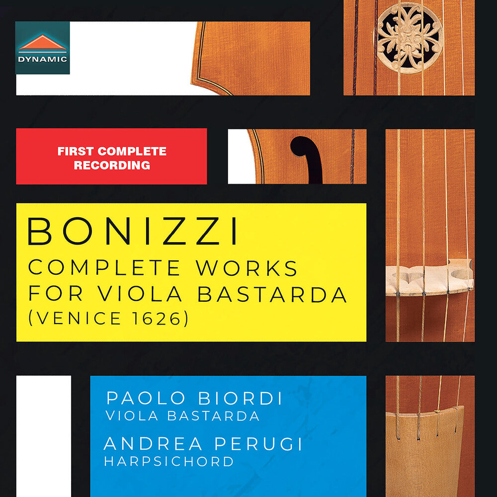 the album cover for Bonizzi / Perugi / Biordi - Complete Works For Viola Bastarda (Venice, 1626)