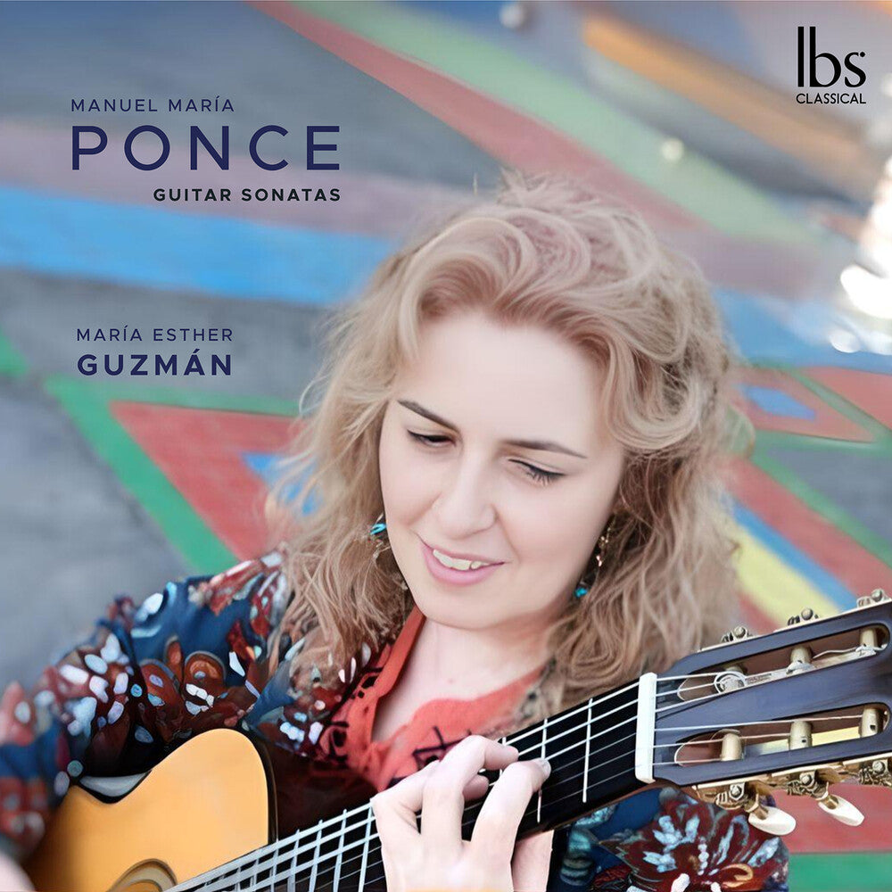 the album cover for Ponce / Guzman - Guitar Sonatas