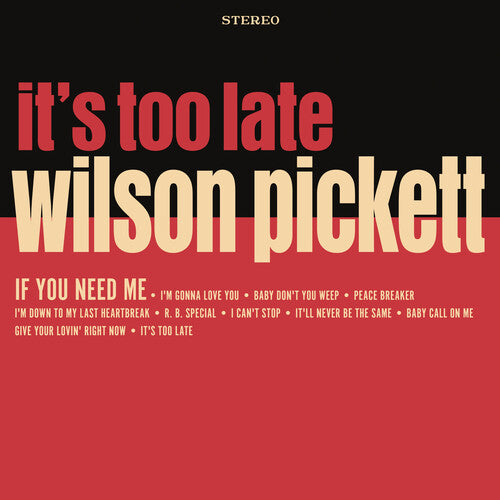 Pickett,wilson - It's Too Late - Vinyl Record