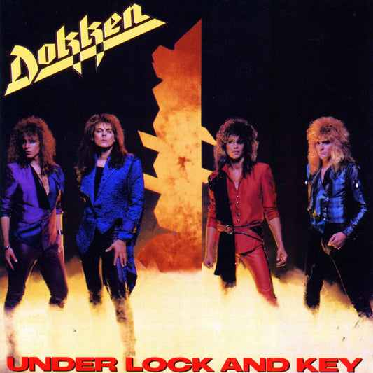 the album cover for Dokken - Under Lock And Key