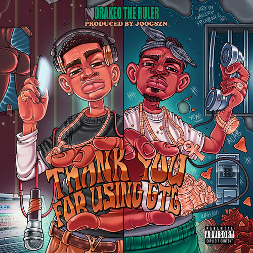 Drakeo The Ruler - Thank You For Using GTL [2LP Green/Blue] Vinyl Record