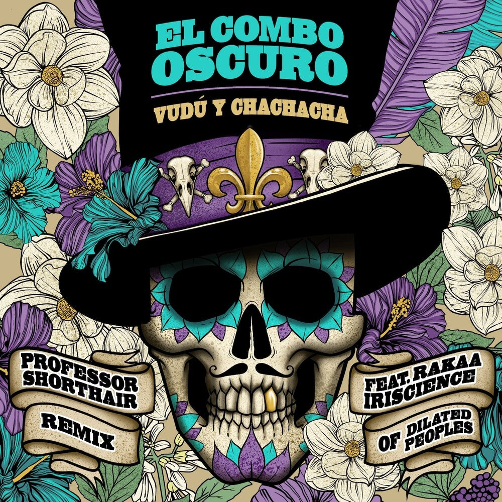 the album cover for El Combo Oscuro - Vudu Y Chachacha B/W Vudu Y Chachacha (Remix)