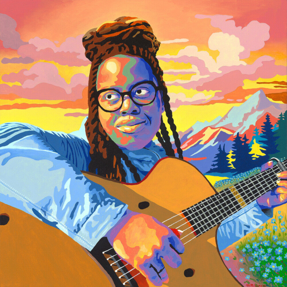 the album cover for Yasmin Williams - Acadia