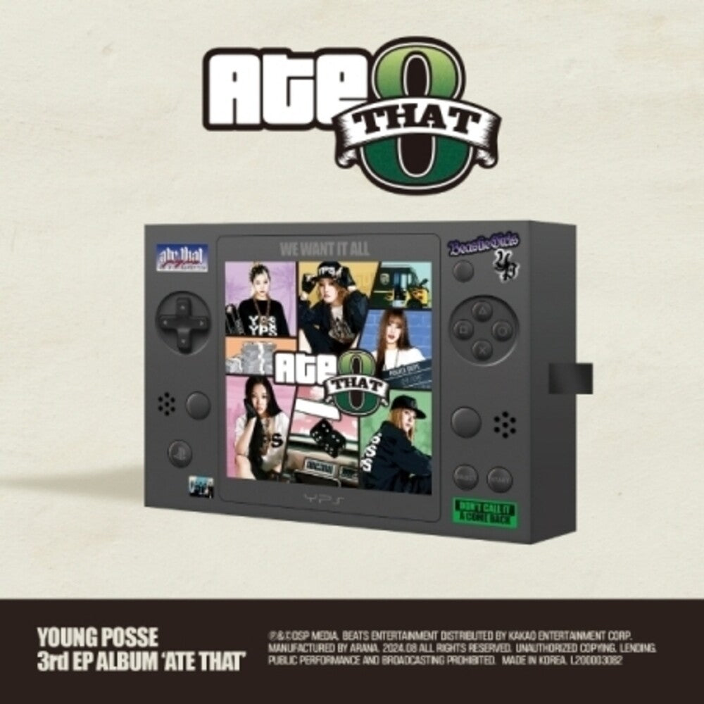 the album cover for Young Posse - Ate That (Post) (Stic) (Phob) (Phot) (Asia)