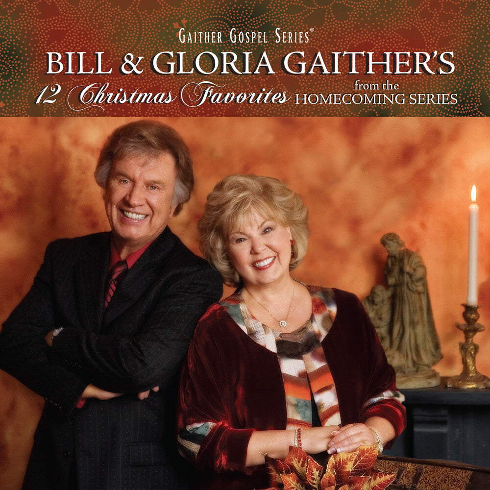 the album cover for Bill & Gloria Gaither - 12 Christmas Favorites