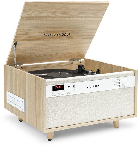 Victrola VTA-820SBNAT Century Bluetooth 6-in-1 Music Center Natural Wood (VTA-820SBNAT) - Turntable