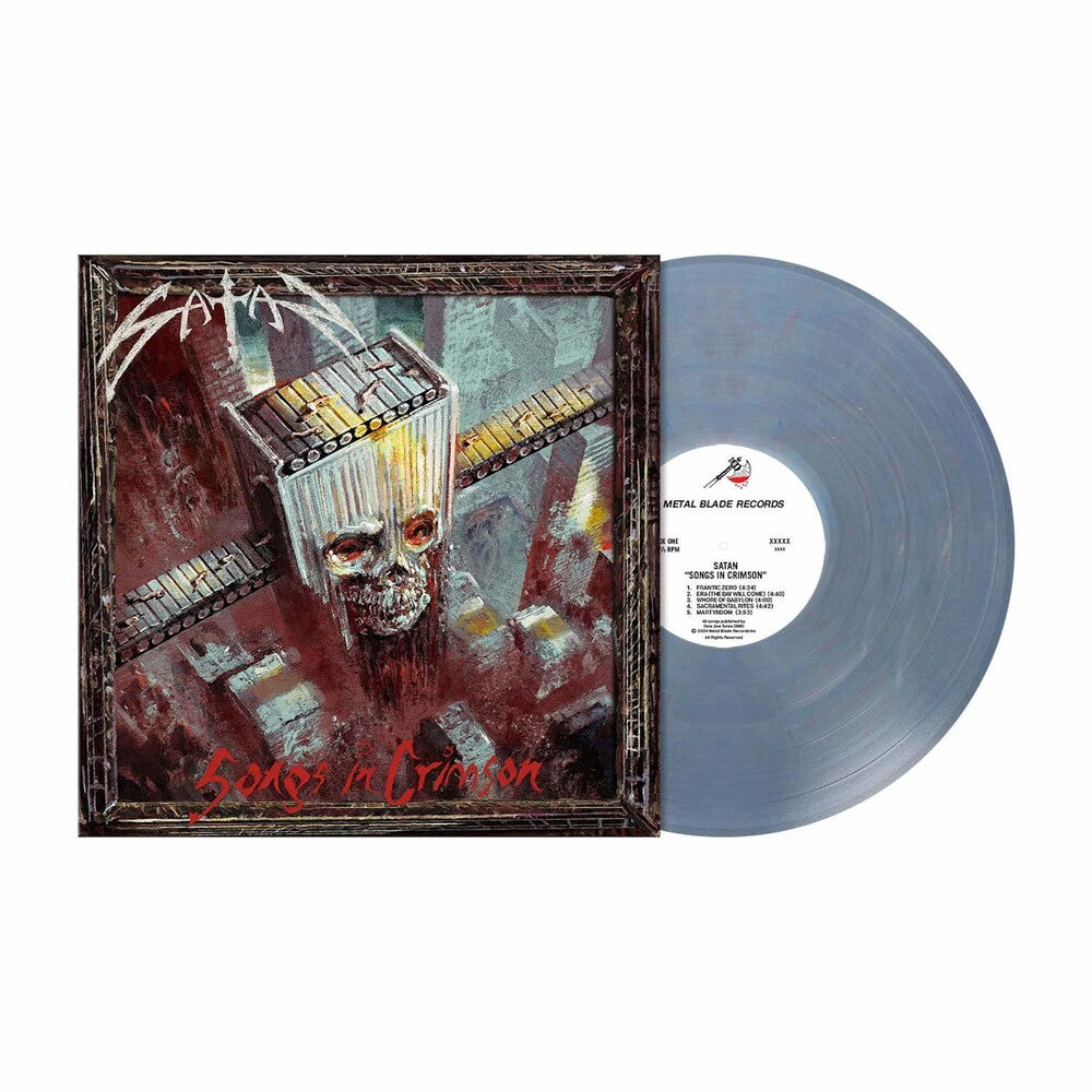 Satan - Songs In Crimson (Blue) [Colored Vinyl] (Aus) Vinyl Record