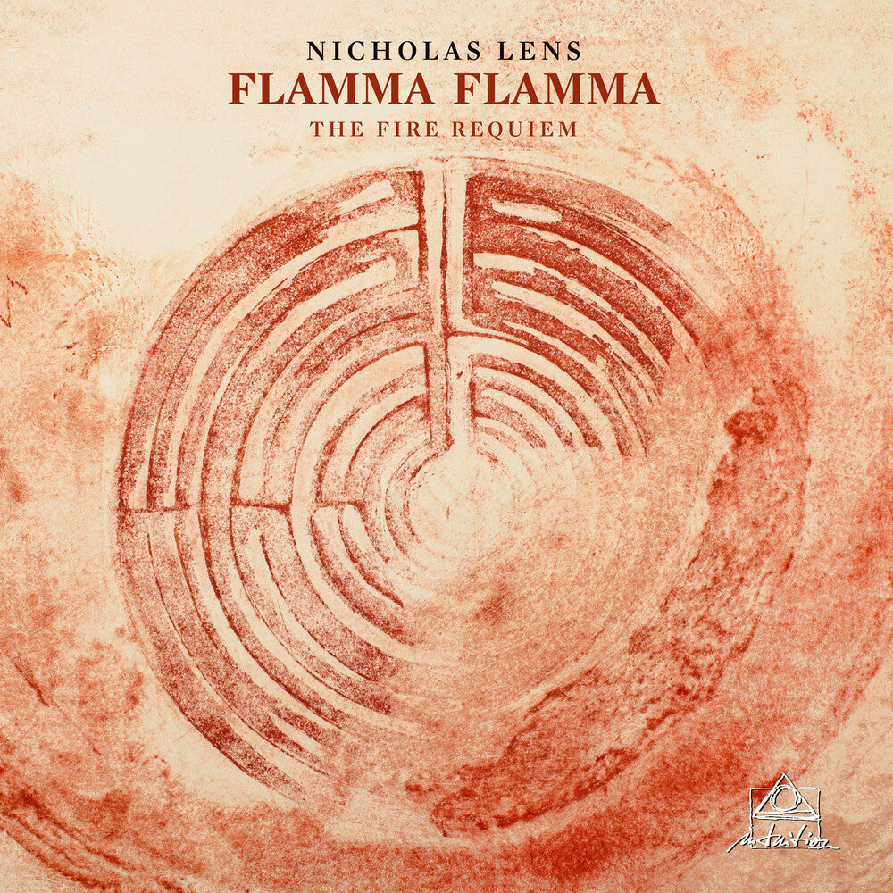 the album cover for Lens Nicholas - Flamma Flamma: The Fire Requiem (Gate)