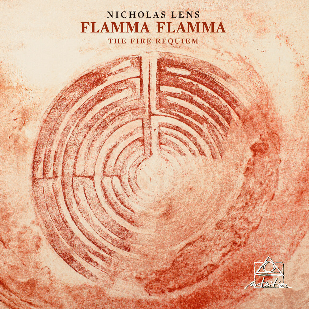 the album cover for Lens Nicholas - Flamma Flamma: The Fire Requiem