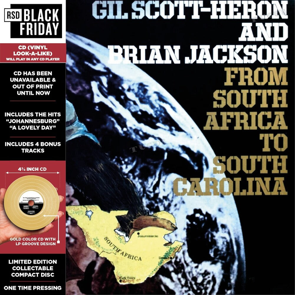the album cover for Scott-Gil Heron  / Jackson,Brian - From South Africa To South Carolina (Rsd) [Record Store Day] [RSD Black Friday 2024]