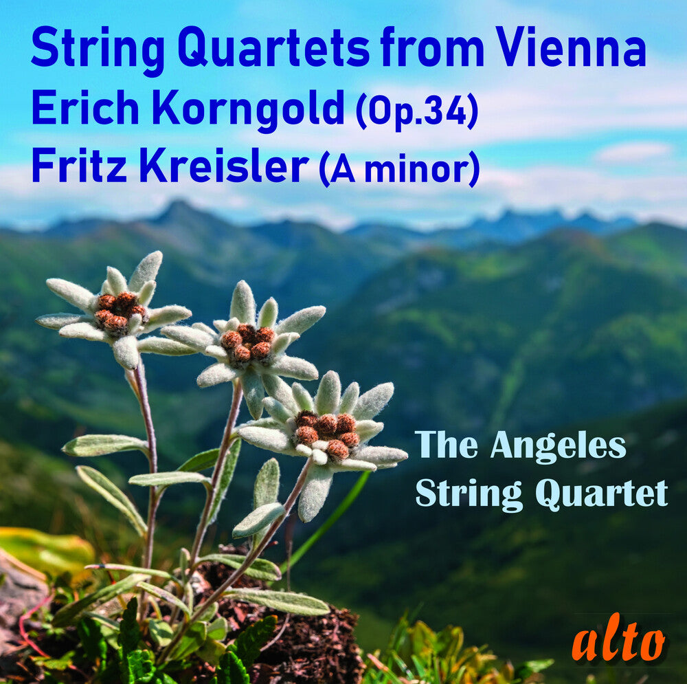 the album cover for Angeles String Quartet - Korngold & Kreisler: String Quartets From Vienna