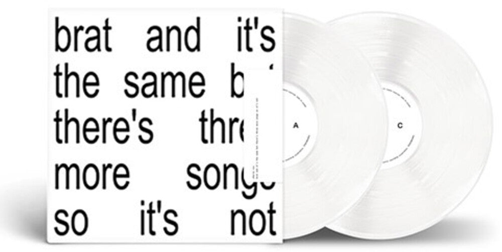 Charli xcx - Brat and it's the same but there's three more songs so it's not [2 White LP] Vinyl Record
