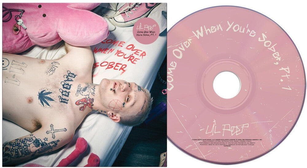 the album cover for Lil Peep - Come Over When You're Sober, PT. 1 [CD]