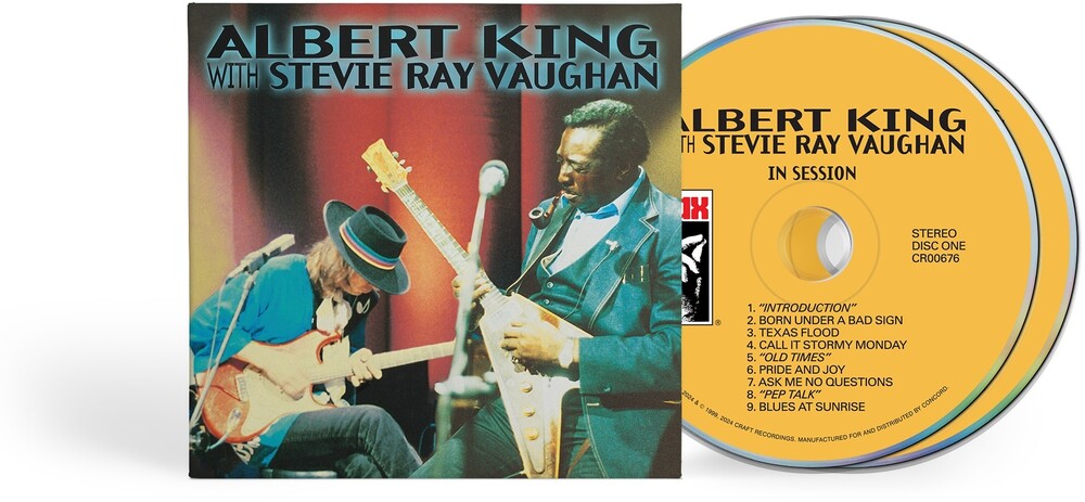 the album cover for Albert King, Stevie Ray Vaughan - In Session (Deluxe Edition) [2 CD]