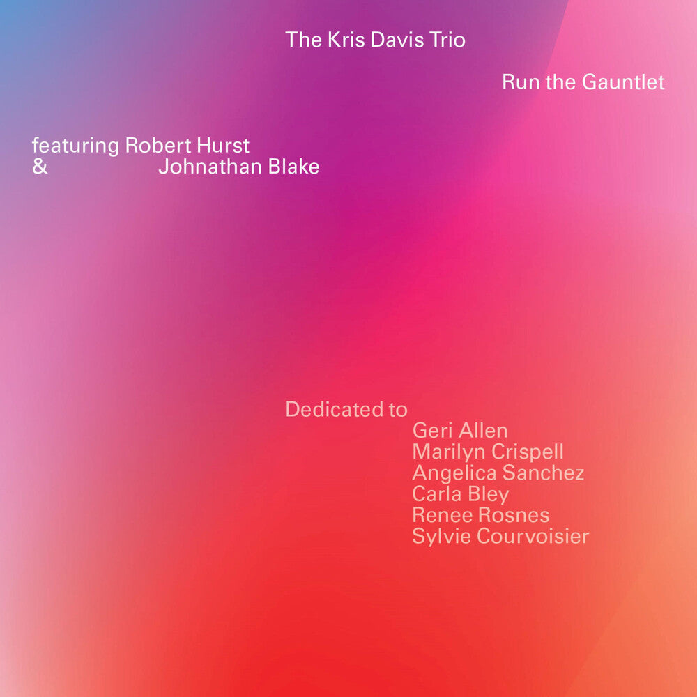the album cover for Kris Davis - Run The Gauntlet
