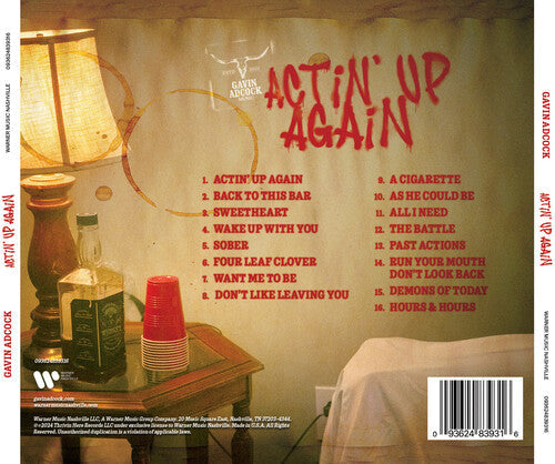 Gavin Adcock - Actin' Up Again Music CD