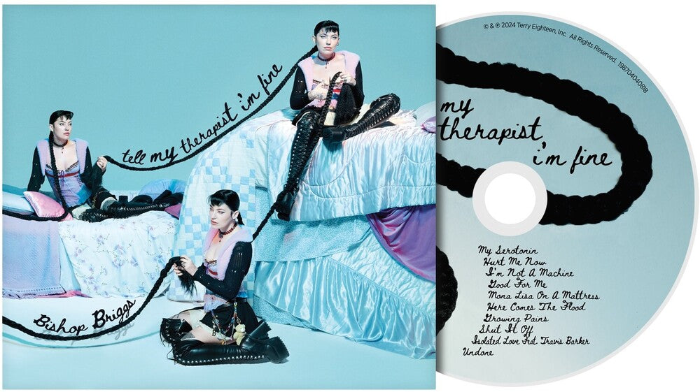 the album cover for Bishop Briggs - Tell My Therapist I'm Fine [CD]