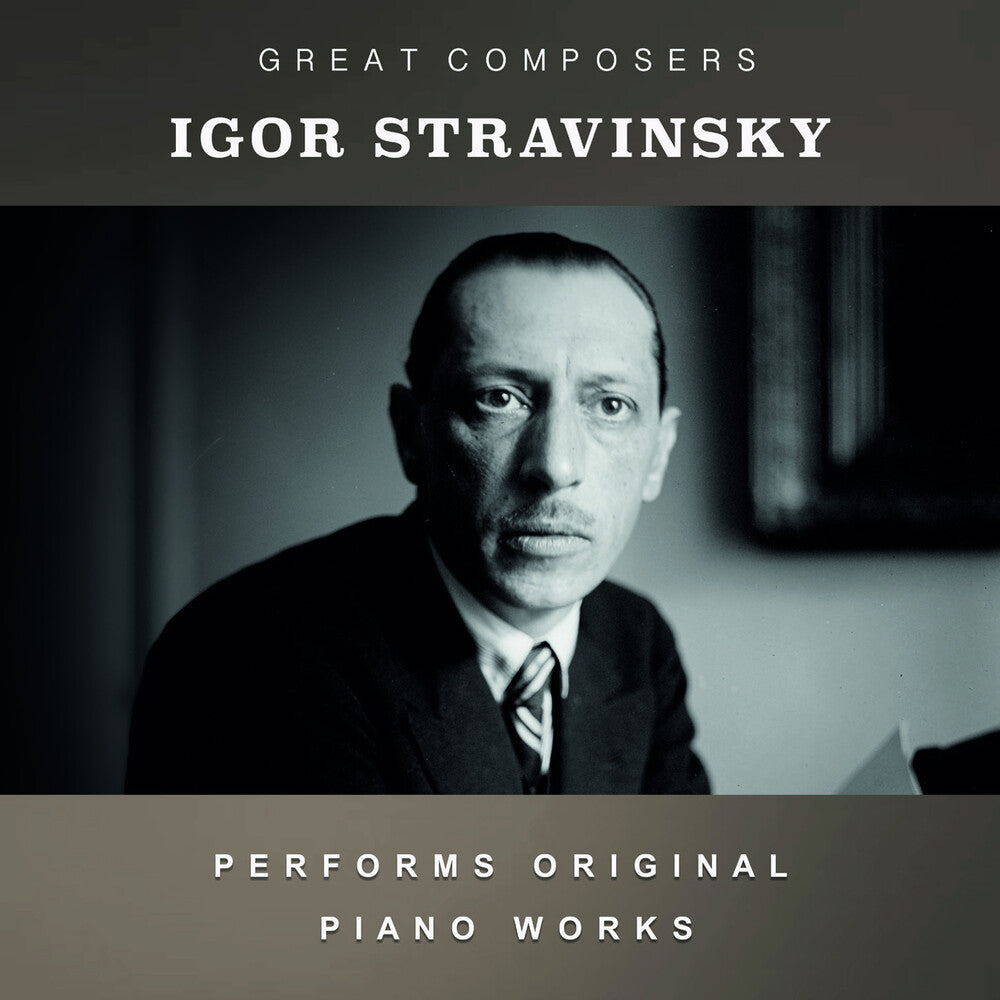 the album cover for Stravinsky, Igor - The Condon Collection: Masters of The Piano Roll