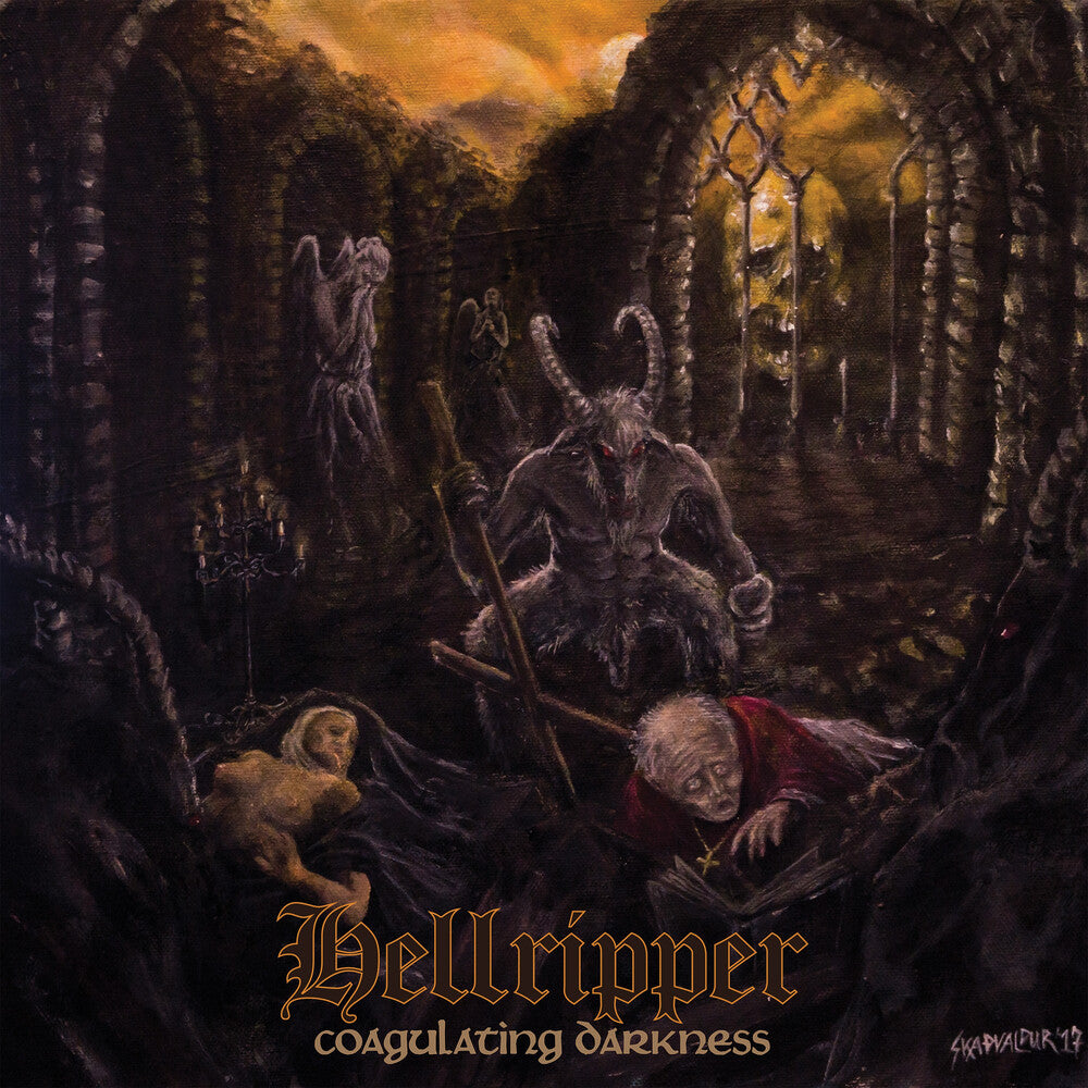 Hellripper - Coagulating Darkness [Colored Vinyl] (Gol) Vinyl Record