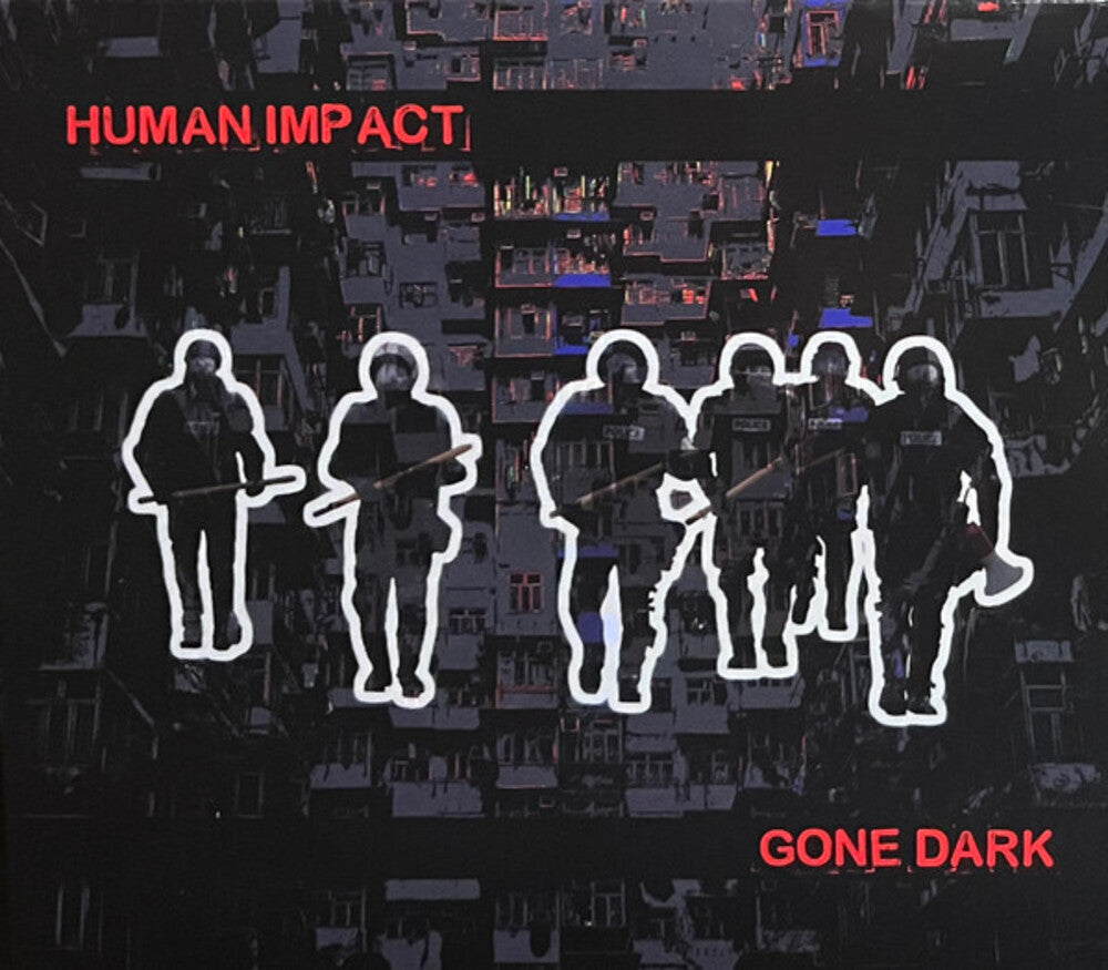 the album cover for Human Impact - Gone Dark