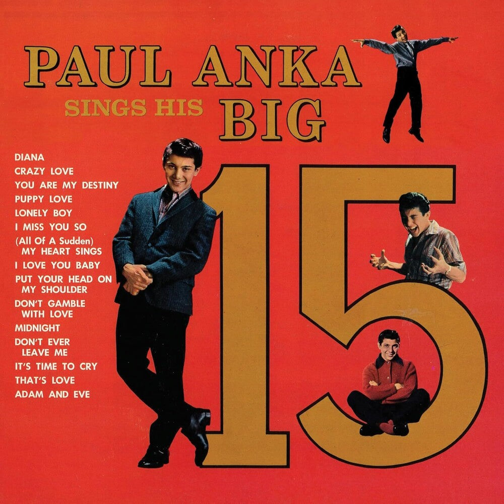 Paul Anka - Paul Anka Sings His Big 15 [LP] Vinyl Record