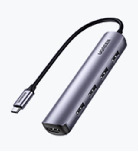 Ugreen Usb-c To 4*usb 3.0+hdmi Adapter - Ugreen Usb-c To 4*usb 3.0+hdmi Adapter - Computer Accessories