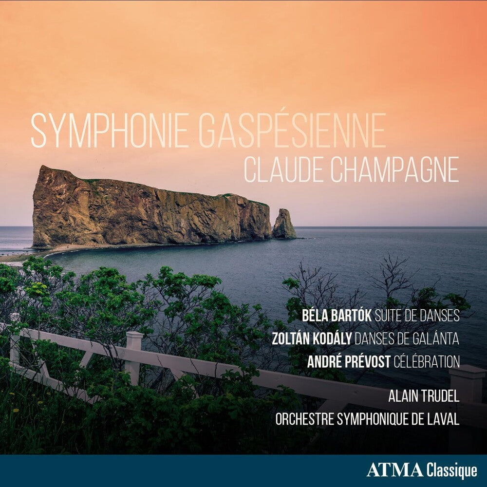 the album cover for Trudel, Alain / Orchestre Symphonique De Laval - Symphonie Gaspesienne: Claude Champagne
