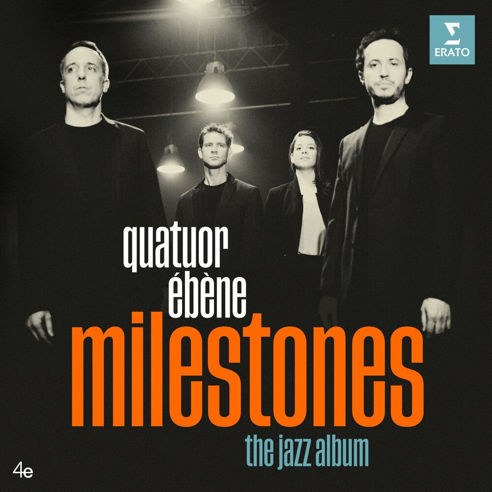 the album cover for Quatuor Ebene - Milestones