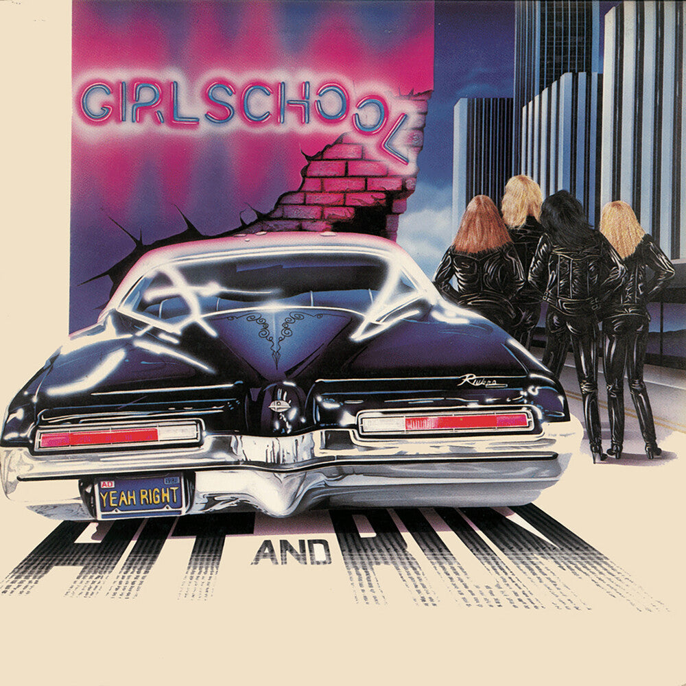 Girlschool - Hit & Run - Magenta [Colored Vinyl] (Gate) [Limited Edition] Vinyl Record