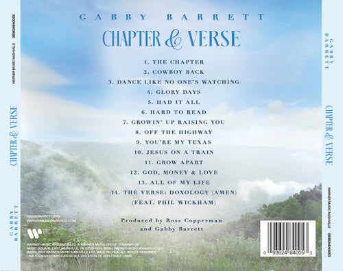 Gabby Barrett - Chapter & Verse Music CD