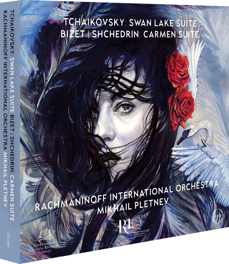 the album cover for Rachmaninoff International Orchestra - Tchaikovsky: Swan Lake Suite Bizet/Shchedrin