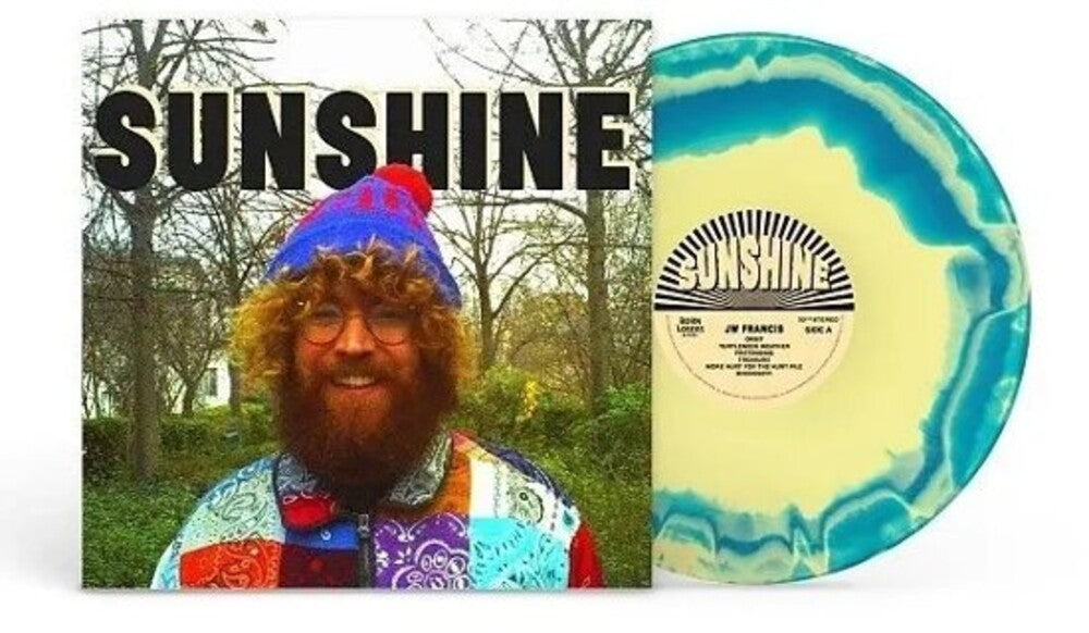 JW Francis - SUNSHINE [Yellow / Blue Swirl LP] Vinyl Record