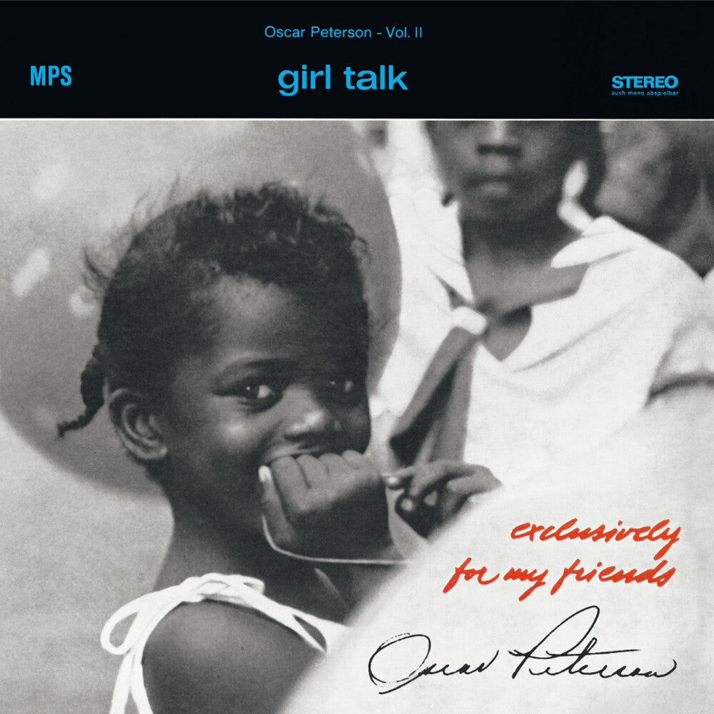 the album cover for Oscar Peterson - Girl Talk (Exclusively For My Friends Vol. 2)